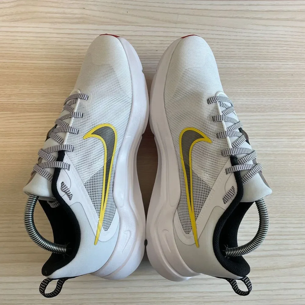 Nike Downshifter 12 Women's Road Running Shoes White‎ Yellow DM0937-102 9.5